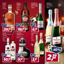 Gazetka promocyjna Real - Real Handzettel - Gazetka - ważna od 18.12 do 18.12.2021 - strona 23 - produkty: bacardi, bacardi rum, brillant sekt, brut, eis, flasche, geldermann, Havana Club, henkel, henkell, Henkell Trocken, liqueur, reis, rum, sekt, söhnlein, söhnlein brillant