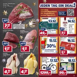 Gazetka promocyjna Real - Real Handzettel - Gazetka - ważna od 18.12 do 18.12.2021 - strona 3 - produkty: Adventskalender, braten, eis, flasche, fleisch, Kalbsleber, koffer, Mon Chéri, reis, rind, rinder, rinderbraten, smirnoff, Spezi, suppe, suppen, Suppenhuhn, tafelspitz, Ti, vodka, werkzeug