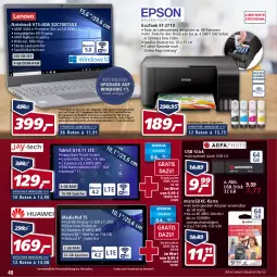 Gazetka promocyjna Real - Real Handzettel - Gazetka - ważna od 18.12 do 18.12.2021 - strona 48 - produkty: adapter, AMD Radeon, Cif, deo, eis, elle, ente, epson, , gin, hardware, kamera, Kameras, Laufen, lautsprecher, Liege, microsd, microsdxc, notebook, radeon, reis, Ria, rum, rwe, sim, speicherkarte, spiegel, ssd, tablet, teller, Ti, usb