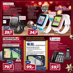 Gazetka promocyjna Real - Real Handzettel - Gazetka - ważna od 18.12 do 18.12.2021 - strona 49 - produkty: Adventskalender, auer, buch, deo, eis, elle, ente, erde, , navigationsgerät, Paw Patrol, Rauch, reis, Signal, smartphone, smartwatch, Software, speicherkarte, Spiele, Tasche, taschen, telefon, teller, Ti, timer, tomtom, uhr, wasser