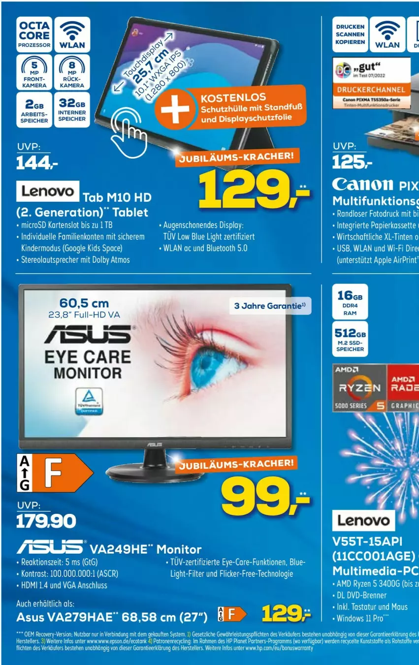 Aktueller Prospekt Euronics - Prospekte - von 11.01 bis 18.01.2023 - strona 19 - produkty: kamera, lays, lenovo, monitor, ryzen, schutzhülle, Ti