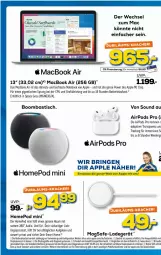 Gazetka promocyjna Euronics - Prospekte - Gazetka - ważna od 18.01 do 18.01.2023 - strona 15 - produkty: Apple, asti, ball, batterie, eis, ipad, Jubiläums, kracher, ladegerät, leine, mac, macbook, macbook air, notebook, Omep, Pods, ring, rwe, Surf, Ti, tisch