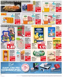 Gazetka promocyjna Kaufland - Prospekt - Gazetka - ważna od 04.10 do 04.10.2023 - strona 12 - produkty: angebot, Apple, auer, aufstrich, Becher, bio, brie, brot, brotaufstrich, brustfilet, chili, cordon bleu, eis, feta, filet, fisch, fleisch, fleischkäse, Geflügel, gewinnspiel, gin, hähnchenflügel, hartkäse, iphone, Käse, knoblauch, krakauer, kräuter, lachs, lachsfilet, lays, Le Rustique, leerdammer, lyoner, meggle, natur, nuss, paprika, pasta, peperoni, Peroni, pizza, purland, pute, Putenoberkeule, reinert, rezept, rezepte, rwe, salakis, salami, schafskäse, schnittkäse, sony, Spezi, Spiele, steak, steaks, Sucuk, Ti, tisch, wiltmann, wurst, wurst in selbstbedienung, Yo, ZTE