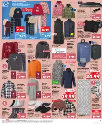 Gazetka promocyjna Kaufland - Prospekt - Gazetka - ważna od 04.10 do 04.10.2023 - strona 21 - produkty: asti, auto, Bau, baumwolle, Cardigan, decksohle, ecovero, eis, ente, erde, Hausschuhe, hose, hosen, Jacke, Kinder, kleid, koffer, Laptop, Läufer, leine, lenzing, mab, ndk, Parka, Plüsch, Pullover, Pyjama, Rauch, reis, Ria, rucksack, rwe, sac, Schal, Schale, schnitten, schuhe, shirt, socken, Sweatkleid, tablet, Tablets, Tasche, taschen, Teleskop, teppich, Ti, Tiere, tisch, Trenchcoat, trolley, versandkostenfrei, waschmaschine, waschmaschinen, wasser, Weste, wolle