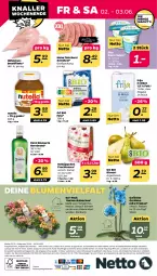 Gazetka promocyjna Netto - Woche 22 - Gazetka - ważna od 03.06 do 03.06.2023 - strona 28 - produkty: alle artikel ohne dekoration, angebot, bio, Birnen, bismarck, blume, blumen, dekoration, ecco, eis, elle, erde, feta, flasche, fleisch, Fleischerei, frucht, fruchtsecco, Garten, hähnchenbrust, Kalanchoe, korn, milch, nutella, orchidee, reis, rotkäppchen, sahne, Schere, schnitzel, Ti, topf