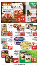 Gazetka promocyjna Marktkauf - Prospekt - Gazetka - ważna od 29.07 do 29.07.2023 - strona 15 - produkty: Becher, bourbon, bourbon vanille, Cif, cremissimo, deka, edelstahl, eis, elle, fertiggericht, gin, langnese, mac, magnum, mikrowelle, Ofen, pasta, pizza, pommes, prawns, reis, rind, salami, sim, snack, tee, Ti, Tiere, vanille, ZTE