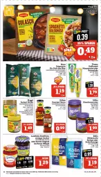 Gazetka promocyjna Marktkauf - Prospekt - Gazetka - ważna od 29.07 do 29.07.2023 - strona 16 - produkty: aktionspreis, Blüte, bolognese, Brühe, creme, deka, eis, flasche, Gemüsebrühe, gin, haselnuss, Haselnusscreme, kölln, konfitüre, Kühne, landliebe, maggi, mayonnaise, milka, nuss, rapsöl, reis, remoulade, riesa, rind, rinder, sauce, spaghetti, spaghetti bolognese, teigwaren, thomy, Ti, tomate, tomaten, Yo, zentis, ZTE, zucker