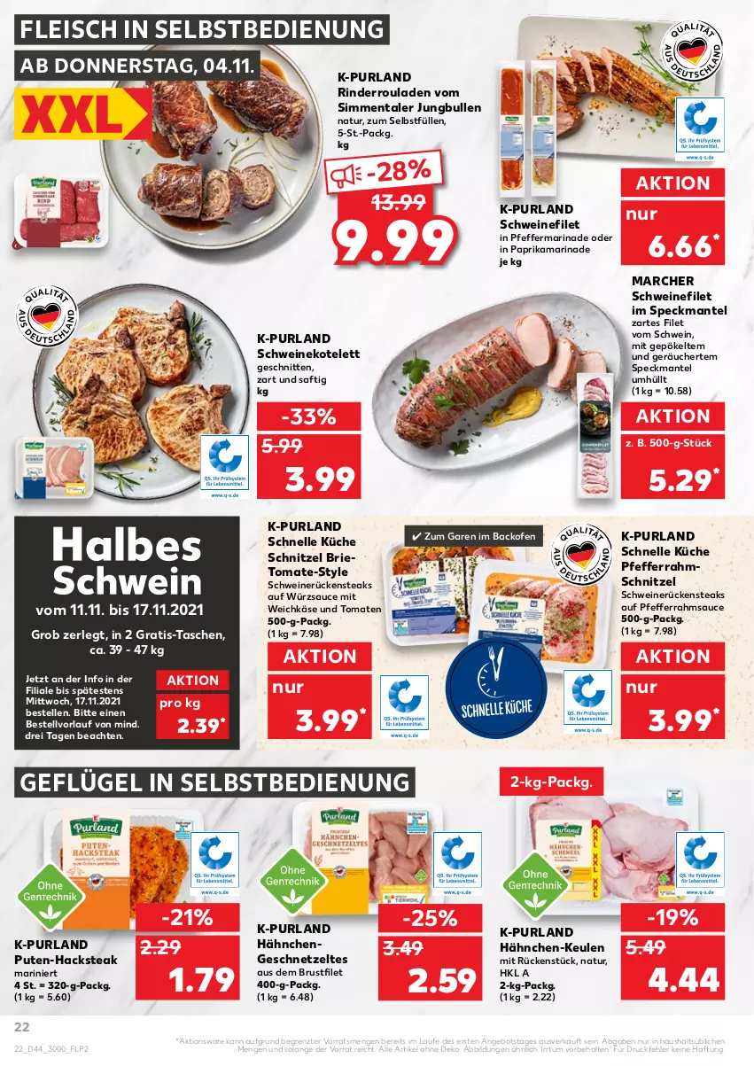 Aktueller Prospekt Kaufland - von 04.11 bis 10.11.2021 - strona 22