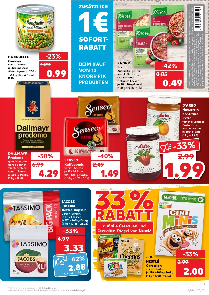 Aktueller Prospekt Kaufland - von 04.11 bis 10.11.2021 - strona 3