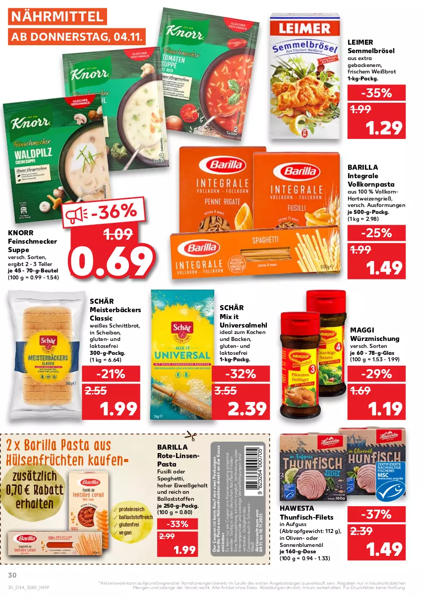 Aktueller Prospekt Kaufland - von 04.11 bis 10.11.2021 - strona 30