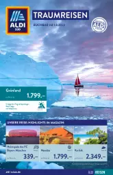 Gazetka promocyjna AldiSud - ALDI REISEN - Gazetka - ważna od 31.08 do 31.08.2022 - strona 1 - produkty: aldi, buch, eis, magazin, reis, reise-highlights, Spiele