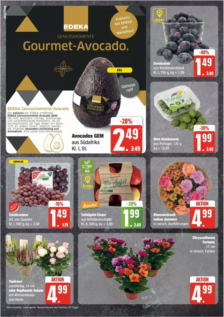 Aktueller Prospekt Edeka - Prospekte - von 09.09 bis 14.09.2024 - strona 8 - produkty: avocado, avocados, deka, eis, ente, nuss, reis, Ti, tisch, ZTE