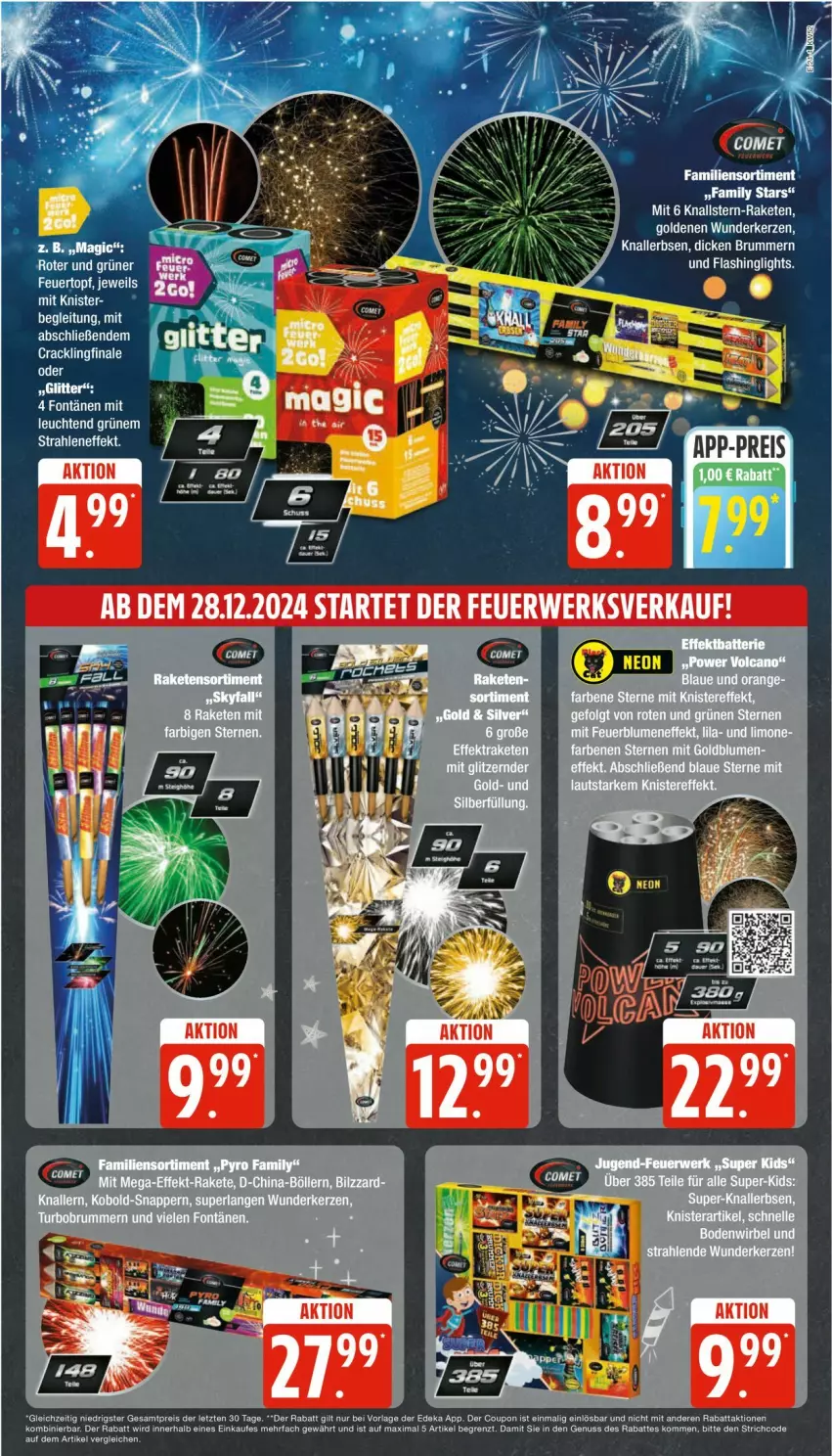 Aktueller Prospekt Edeka - Prospekte - von 23.12 bis 28.12.2024 - strona 21 - produkty: coupon, deka, eis, erbsen, Knallerbsen, Leuchte, leuchten, LG, nuss, Raketen, reis, rum, Ti, ZTE