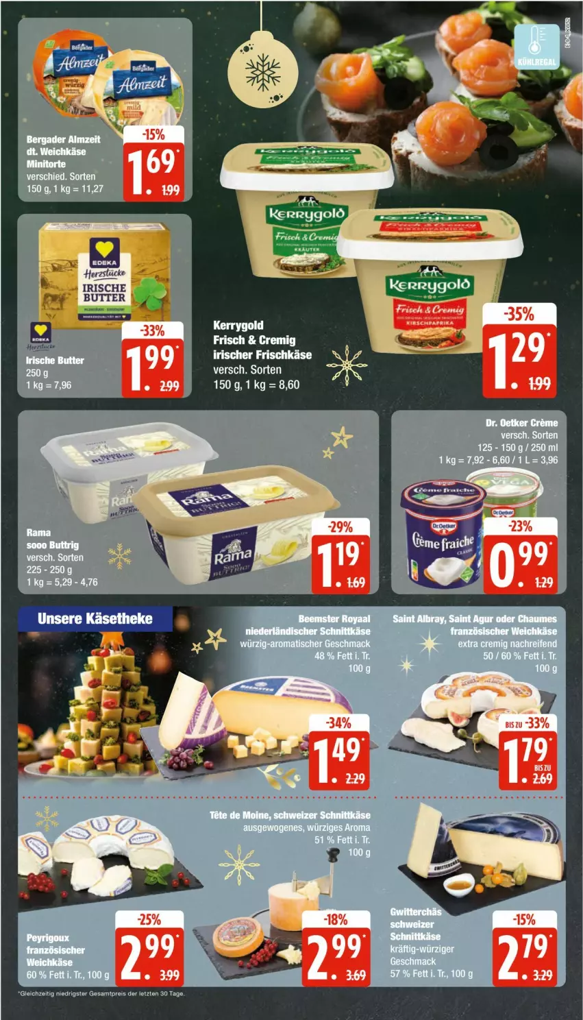 Aktueller Prospekt Edeka - Prospekte - von 23.12 bis 28.12.2024 - strona 9 - produkty: butter, eis, frischkäse, irische butter, Käse, reis, Ti, ZTE