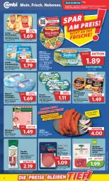 Gazetka promocyjna Combi - Prospekte - Gazetka - ważna od 05.11 do 05.11.2022 - strona 8 - produkty: angebot, angebote, auer, aufstrich, Bad, Bau, Bauer, Becher, beutel, bio, brot, brotaufstrich, camembert, creme, eis, fol epi, houdek, kabanos, Käse, käsescheiben, knacker, Mett, metten, Mettenden, milch, milka, milkana, reis, rohschinken, Rügener, rügener badejunge, salakis, salami, Schal, Schale, schinken, Schmelzkäse, Ti, wiesbauer, würfel, ZTE