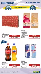 Gazetka promocyjna Metro - Wochen-Angebote Gastro - Gazetka - ważna od 17.05 do 17.05.2025 - strona 13 - produkty: angebot, bohne, bohnen, caffè crema, coca-cola, cola, drink, energy drink, flasche, getränk, getränke, hörnchen, Kugel, lavazza, Metro, metro gastro, Palette, red bull, Ti