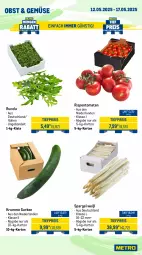 Gazetka promocyjna Metro - Wochen-Angebote Gastro - Gazetka - ważna od 17.05 do 17.05.2025 - strona 8 - produkty: cola, eis, gurke, gurken, obst, reis, rispentomaten, rucola, rum, spargel, Ti, tiefpreis, tomate, tomaten
