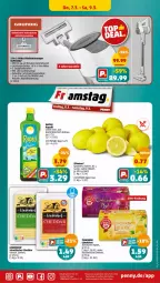 Gazetka promocyjna Penny - Prospekte - Gazetka - ważna od 09.03 do 09.03.2024 - strona 15 - produkty: akku, apfel, Bau, cheddar, eis, kraft, Ländertee, li-ion-akku, limo, möbel, rapso, rapsöl, reines rapsöl, schott, staubsauger, Stielstaubsauger, tee, teekanne, Ti, tisch, trolli, wandhalterung, zitrone, zitronen