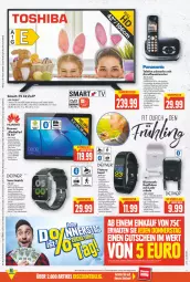 Gazetka promocyjna E Center - Angebote der Woche - Gazetka - ważna od 09.04 do 09.04.2022 - strona 16 - produkty: akku, angebot, angebote, auer, body, braun, buch, burger, deka, eis, elle, ente, frontkamera, google play, hamburger, HDMI, huawei, K2, kamera, kopfhörer, lack, Leuchte, panasonic, quad, reis, ring, Schal, Schale, smartphone, smartwatch, Sport, Tastatur, telefon, Ti, toshiba, tuner, usb, ZTE