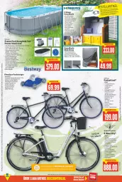 Gazetka promocyjna E Center - Angebote der Woche - Gazetka - ważna od 09.04 do 09.04.2022 - strona 17 - produkty: akku, angebot, angebote, aqua, Bau, bestway, bett, braun, burger, deka, E-Bike, elle, ente, Fahrrad, felgen, fenster, gabel, hamburger, hochbett, Holz, kissen, kleid, Kleidung, korb, LG, ndk, nexus, pool, quad, reiniger, Reinigung, Ria, rücklicht, Schal, shimano, Sport, strandkorb, tee, Ti, tisch, wasser, werkzeug, zundapp