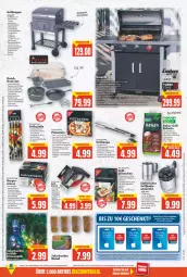 Gazetka promocyjna E Center - Angebote der Woche - Gazetka - ważna od 09.04 do 09.04.2022 - strona 19 - produkty: angebot, angebote, anzünder, Apple, auer, backofen, backofen und, bambus, besteck, Birnen, braten, braun, briketts, brot, burger, bürste, deka, deutschlandcard, edelstahl, eis, elle, ente, erde, gasgrill, grill, grillfläche, Grillkohle, grillplatte, grillrost, Grillspieße, grillzange, hamburger, Holz, holzkohle, kokos, kokosnuss, latte, Leuchte, LG, messer, nuss, Ofen, pfanne, pizza, rwe, Schal, Schale, schmorbraten, Schutzschild, solarleuchte, Ti, tisch, topf, usb