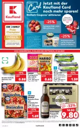 Gazetka promocyjna Kaufland - Gazetka - ważna od 27.04 do 27.04.2022 - strona 1 - produkty: arla, banane, bananen, Becher, beutel, bio, butter, champion, coupon, coupons, eis, erde, flammkuchen, frucht, fruchtgummi, fruchtgummis, gin, haribo, kuchen, Lakritz, lamm, LG, oder lakritz, Ofen, original wagner, pils, Pink Lady, pizza, premium pils, pril, Rauch, reis, Sorbet, steiner, steinofen, tafeläpfel, Ti, wagner, warsteiner