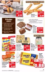 Gazetka promocyjna Kaufland - Gazetka - ważna od 27.04 do 27.04.2022 - strona 23 - produkty: angebot, angebote, backwaren, baguette, ball, beutel, brot, brötchen, creme, d'oro, dallmayr, elle, frische backwaren, getränk, getränke, getränkepulver, golden toast, hafer, haselnuss, Hefe, kaffee, kaffee-pads, kakao, kokos, kokosnuss, Kokosnussöl, korn, mehl, milch, Muffin, nesquik, nestlé, nuss, nutella, prodomo, quinoa, snack, snacks, Ti, tisch, toast, Toastbrot