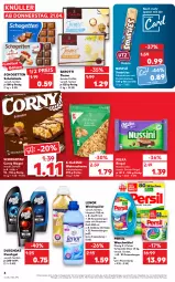 Gazetka promocyjna Kaufland - Gazetka - ważna od 27.04 do 27.04.2022 - strona 4 - produkty: angebot, corny, duschdas, duschgel, eis, lenor, lenor weichspüler, linsen, milka, natur, nestlé, nuss, orchidee, persil, persil waschmittel, pril, reis, riegel, saro, sarotti, schogetten, schoko, schokolade, Schokolinsen, Schwartau, sim, smarties, Ti, Trüffel, walnuss, walnusskerne, waschmittel, weichspüler, ZTE, zucker