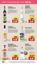 Gazetka promocyjna Lidl - August-Highlights in der Weinwelt - Gazetka - ważna od 31.08 do 31.08.2023 - strona 4 - produkty: Bad, cocktail, cocktails, drink, drinks, eis, elle, flasche, gin, haselnuss, Heu, himbeer, mac, merl, nuss, raspberry, rum, schoko, schokolade, schokoladen, Spezi, tequila, Ti, vodka, weck, white rum, Wild