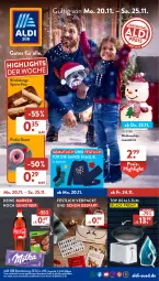 Gazetka promocyjna AldiSud - NÄCHSTE WOCHE - Gazetka - ważna od 25.11 do 25.11.2023 - strona 1 - produkty: aldi, auto, Donut, eis, ente, feta, friday, lack, reis, shirt, spinat, Sweatshirt, Ti