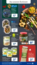 Gazetka promocyjna AldiSud - NÄCHSTE WOCHE - Gazetka - ważna od 25.11 do 25.11.2023 - strona 44 - produkty: almare, auer, brut, champignon, champignons, eis, Elektro, filet, fisch, fische, Fischer, gurke, gurken, HP, Konserven, Laufen, mais, mandel, mandeln, olive, oliven, olivenöl, olivenöl extra, reis, Ria, Schere, spargel, stangenspargel, thunfisch, Ti