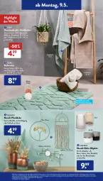 Gazetka promocyjna AldiSud - ALDI Aktuell - Gazetka - ważna od 14.05 do 14.05.2022 - strona 2 - produkty: alle artikel ohne dekoration, angebot, Bad, badematte, Bau, baumwolle, blume, blumen, casa deco, dekoration, dell, duschtuch, eis, elle, gin, handtücher, Mode, reis, resa, Schal, Schale, Ti, tuc, tücher, Vase, Wanddeko, windlicht, wolle, ZTE