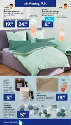 Gazetka promocyjna AldiSud - ALDI Aktuell - Gazetka - ważna od 14.05 do 14.05.2022 - strona 3 - produkty: aldi, auer, batterie, batterien, Bau, baumwolle, bett, Betttuch, bettwäsche, casa deco, dormia, Duftkerze, kerze, Kette, kissen, Kugel, leds, LG, lichterkette, satin-bettwäsche, spannbetttuch, Ti, tuc, wolle