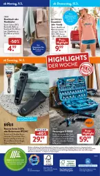 Gazetka promocyjna AldiSud - ALDI Aktuell - Gazetka - ważna od 14.05 do 14.05.2022 - strona 42 - produkty: ACC, accessoires, aldi, alle artikel ohne dekoration, angebot, aufbewahrungstasche, Bad, Bau, baumwolle, dekoration, dell, drucker, duschtuch, eis, elle, Engel, ente, gin, handtücher, kerze, kleid, Kleidung, koffer, lebensmittel, LG, Makita, Mode, papier, rasierer, reis, rel, resa, Ria, shirt, Sport, Sweatshirt, Tasche, Ti, tisch, tuc, tücher, werkzeug, wolle, ZTE