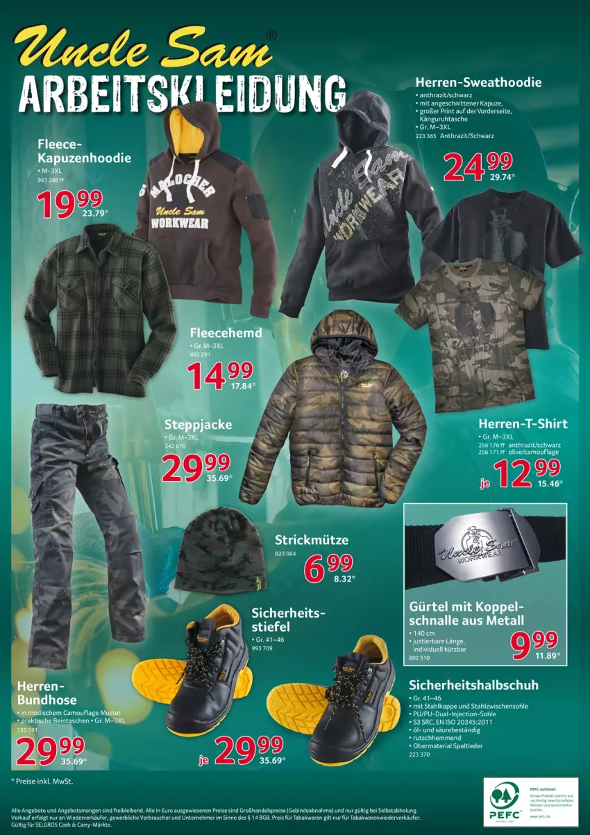 Aktueller Prospekt Selgros - Vorschau:
            Nonfood - von 06.01 bis 12.01.2022 - strona 16 - produkty: angebot, angebote, eis, herren-t-shirt, LG, Mütze, nero, olive, Rauch, reis, Ria, schnitten, shirt, Stier, T-Shirt, Tasche, Ti