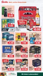 Gazetka promocyjna Famila - Prospekte - Gazetka - ważna od 23.09 do 23.09.2023 - strona 16 - produkty: Alwa, Benediktiner, bier, budweiser, corona, corona extra, eis, erdinger, flasche, franziskaner, gin, Happy Day, könig pilsener, krombache, krombacher, lebensmittel, mineralwasser, oettinger, pils, pilsener, Rauch, reis, sinalco, Spezi, Ti, vilsa, wasser, ZTE