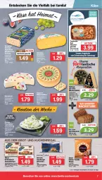 Gazetka promocyjna Famila - Prospekte - Gazetka - ważna od 23.09 do 23.09.2023 - strona 7 - produkty: angebot, angebote, bergader, bio, brot, brötchen, burger, decke, doppelrahmstufe, eis, französischer weichkäse, frischkäse, géramont, halbfester schnittkäse, hamburger, hamburger brötchen, hartkäse, Heu, heumilch, holländischer schnittkäse, Käse, knäckebrot, kräuter, kuchen, Meister, milch, österreichischer schnittkäse, regal, reis, Schal, Schale, schnittkäse, schnittlauch, sim, Spezi, stube, Ti, tortilla, wasa, weichkäse, wrap, wraps, ZTE