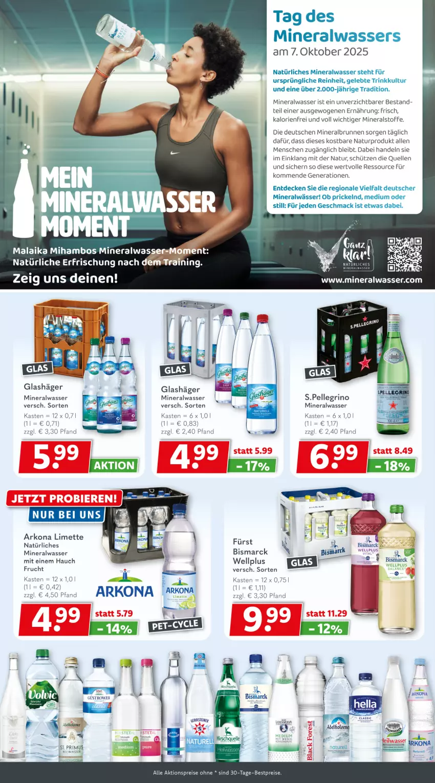 Aktueller Prospekt Getraenkeland - von 28.09 bis 10.10.2025 - strona 6 - produkty: aktionspreis, Alwa, bestpreis, bestpreise, brunnen, decke, eis, elle, frucht, lieken, limette, mac, Mett, mineralwasser, natur, natürliches mineralwasser, reis, rel, Schütze, Ti, wasser