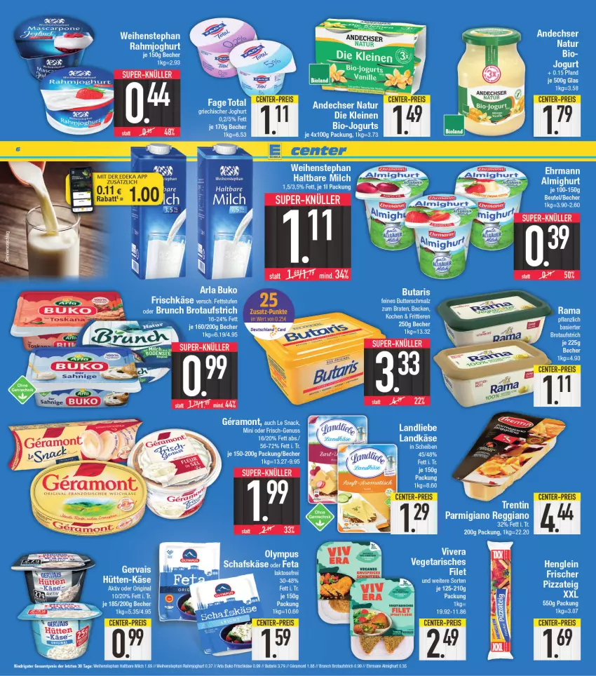 Aktueller Prospekt E Center - Angebote der Woche - von 05.09 bis 10.09.2022 - strona 6 - produkty: Käse, Ti