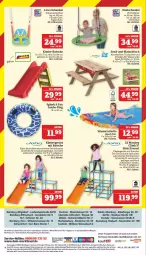 Gazetka promocyjna Marktkauf - Prospekt - Gazetka - ważna od 18.06 do 18.06.2022 - strona 44 - produkty: altenburger, Astra, Bau, burger, deka, eis, elle, ente, erde, Holz, HP, jumbo, Kinder, latte, mam, Omep, reis, ring, sac, Schaukel, schwein, Sitzhöhe, teller, Ti, tisch, tischplatte, wasser, wasserrutsche, wein