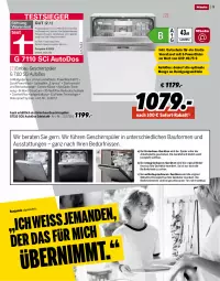 Gazetka promocyjna Medimax - Sonderbeilage Miele - Gazetka - ważna od 30.06 do 30.06.2023 - strona 9 - produkty: auto, Bau, besteck, decke, edelstahl, einbau-geschirrspüler, eis, ente, geschirr, geschirrspüler, gin, gutschein, korb, latte, möbel, Reinigung, Reinigungsmittel, sofort-rabatt, Ti