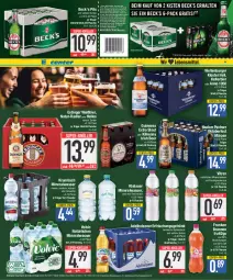 Gazetka promocyjna E Center - Angebote der Woche - Gazetka - ważna od 02.09 do 02.09.2023 - strona 11 - produkty: adelholzener, Alwa, apfel, Apfelschorle, auer, bier, Brei, brunnen, burger, decke, Deckel, deka, eis, elle, ente, erdinger, erfrischungsgetränk, flasche, franken brunnen, frucht, getränk, gin, glasflasche, Guinness, hacker pschorr, Holz, kellerbier, Kilkenny, krumbach, mac, mineralwasser, mit frucht, natur, natürliches mineralwasser, pils, radler, reis, rel, Ria, rum, saft, schorle, super-knüller, Ti, vitrex, volvic, volvic natürliches, vöslauer, wasser, ZTE