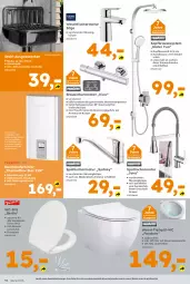 Gazetka promocyjna  - Gazetka - ważna od 09.05 do 09.05.2026 - strona 14 - produkty: armatur, armaturen, auto, Bau, brause, eis, Elektro, handbrause, Kette, passend für alle, Ria, Schal, Spültischarmatur, thermostat, Ti, tisch, topf, Topfen, Wand-Tiefspül-WC, waschtisch, waschtischarmatur, wasser, wc-sitz