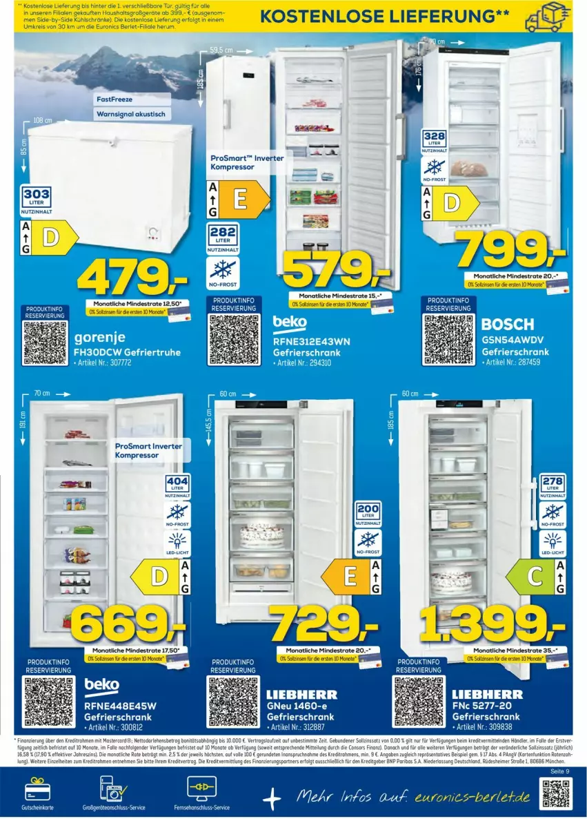 Aktueller Prospekt Euronics - Prospekte - von 05.07 bis 12.07.2023 - strona 9 - produkty: eimer, gefrierschrank, kompressor, LG, Schrank, Signal, Soße, tee, Ti, tisch