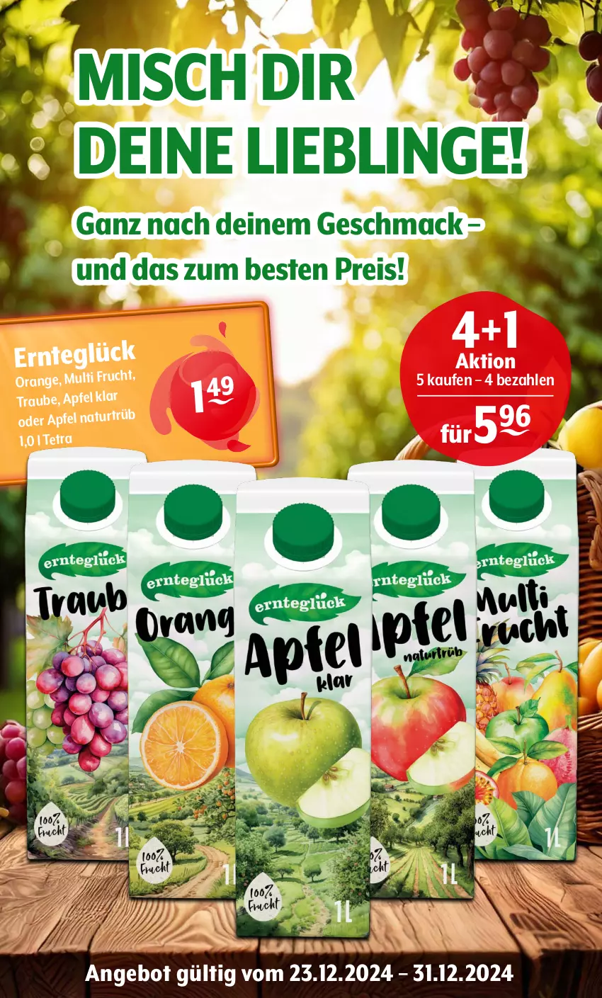 Aktueller Prospekt Getraenke Hoffmann - Prospekte - von 23.12 bis 31.12.2024 - strona 10 - produkty: angebot, apfel, eis, mac, natur, orange, reis, Ti