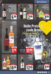 Gazetka promocyjna Edeka - Angebote der Woche - Gazetka - ważna od 02.09 do 02.09.2023 - strona 17 - produkty: Absolut Vodka, aktionspreis, Bad, eis, elle, flasche, getränk, getränke, glasflasche, kräuter, kräuterlikör, likör, reis, Sierra, sierra tequila, tee, tequila, thomas henry, Ti, vodka