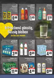 Gazetka promocyjna Edeka - Angebote der Woche - Gazetka - ważna od 02.09 do 02.09.2023 - strona 18 - produkty: alkohol, Alwa, apfel, Berger, bier, eis, eistee, elle, erdinger, flasche, Forstetal, franziskaner, früchte, Früchtetee, getränk, getränke, grana, granatapfel, krombache, krombacher, mac, mineralwasser, pfirsich, pfirsiche, pils, pilsner, pilsner urquell, radeberger, Rana, reis, rel, rheinfels quelle, tee, teekanne, wasser, weissbier, ZTE