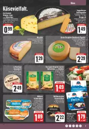 Gazetka promocyjna Edeka - Angebote der Woche - Gazetka - ważna od 02.09 do 02.09.2023 - strona 7 - produkty: aktionspreis, angebot, Bergkäse, brie, butter, butterkäse, camembert, cheddar, deutscher schnittkäse, eis, feta, gin, hartkäse, holländischer schnittkäse, Käse, kerrygold, knoblauch, Le Rustique, LG, mac, milka, milkana, nuss, paprika, reis, Ria, schafskäse, Schal, Schale, Schmelzkäse, schnittkäse, Ti, tomate, ZTE