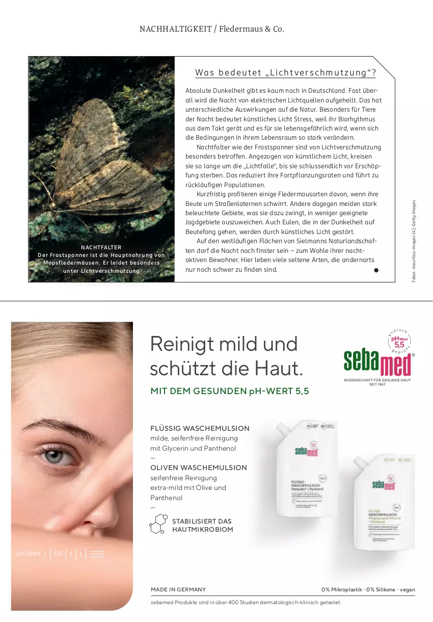 Aktueller Prospekt Rossmann - Prospekte - von 30.09 bis 01.11.2024 - strona 30 - produkty: asti, bio, eis, elle, erde, Germ, laterne, Leuchte, Maus, natur, naturland, olive, oliven, Panthenol, Reinigung, reis, sebamed, Seife, Ti, Tiere