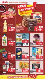 Gazetka promocyjna Famila - Prospekte - Gazetka - ważna od 15.10 do 15.10.2022 - strona 14 - produkty: ammerländer, barilla, beutel, blume, blumen, blumenöl, eintöpfe, eis, essig, filet, filets, fisch, flasche, hawesta, heinz, in olivenöl, ketchup, kölln, Kühne, mac, maggi, mayonnaise, meica, merl, müsli, olive, oliven, olivenöl, pasta, reis, rotkohl, sauce, saucen, sonnenblume, sonnenblumen, sonnenblumenöl, suppe, thunfisch, Ti, Yo, ZTE